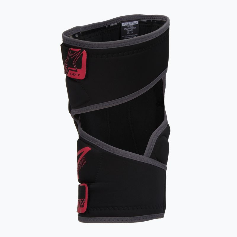Наколінники велосипедні Alpinestars Vector Knee black/anthracite/red 2
