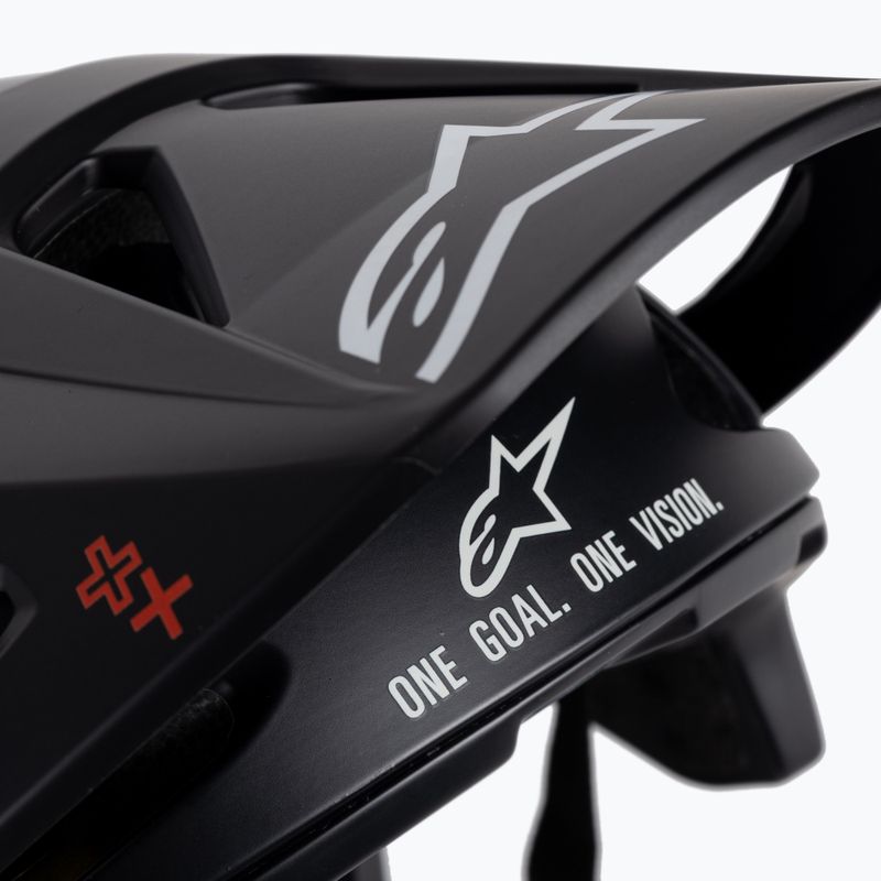 Шолом велосипедний Alpinestars Vector Tech A1 black/light gray matt 7