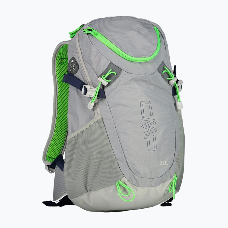 Рюкзак трекінговий чоловічий CMP Katana 22 л grey / green fluo