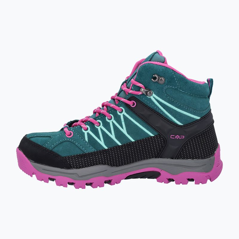 Черевики трекінгові дитячі CMP Rigel Mid lake / pink fluo 10