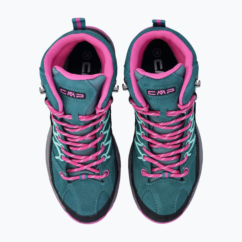 Черевики трекінгові дитячі CMP Rigel Mid lake / pink fluo 11