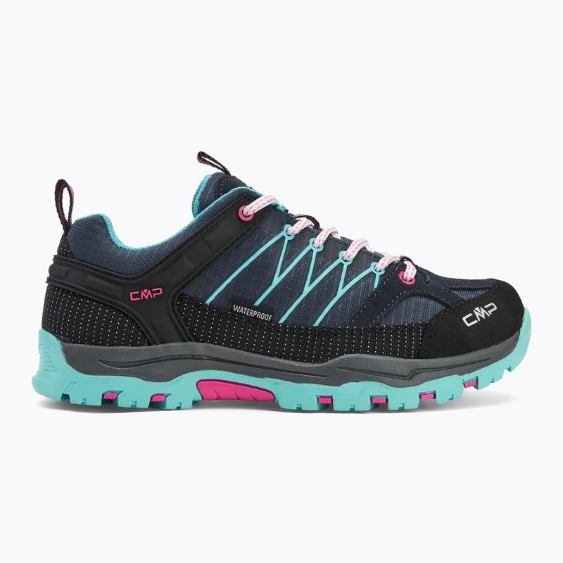 Дитячі трекінгові черевики CMP Rigel Low Wp b.blue/acqua 2