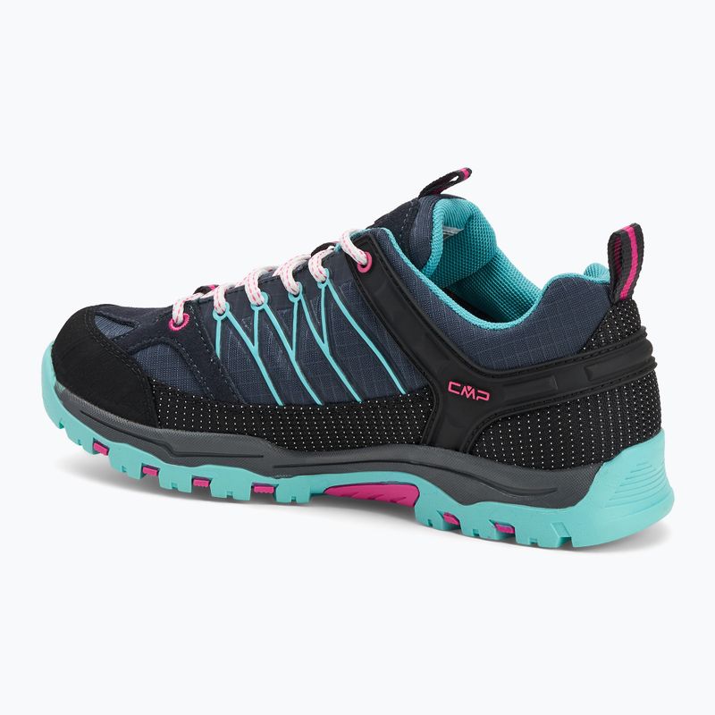 Дитячі трекінгові черевики CMP Rigel Low Wp b.blue/acqua 3