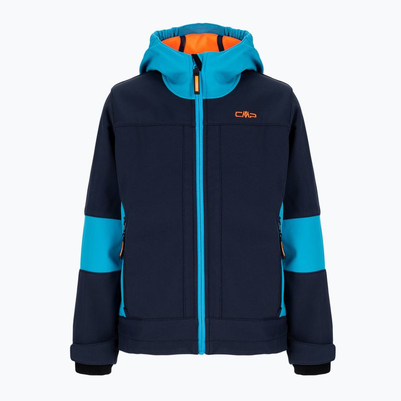 Куртка софтшел дитяча CMP Fix Hood синя 3A00094/01NM