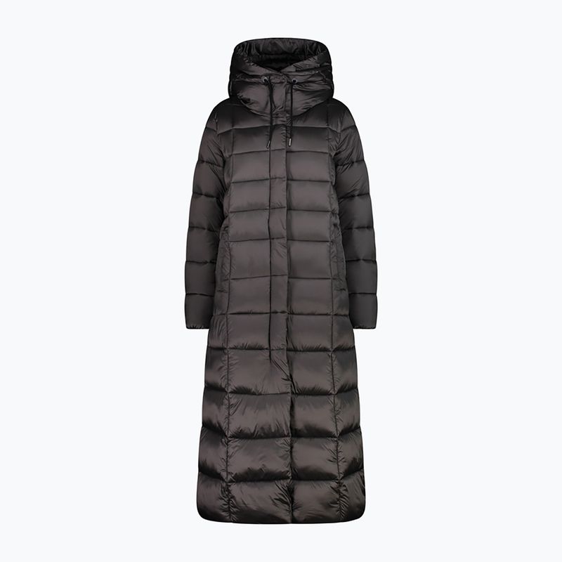 Пуховик жіночий CMP Coat Fix Hood сірий 32K3136