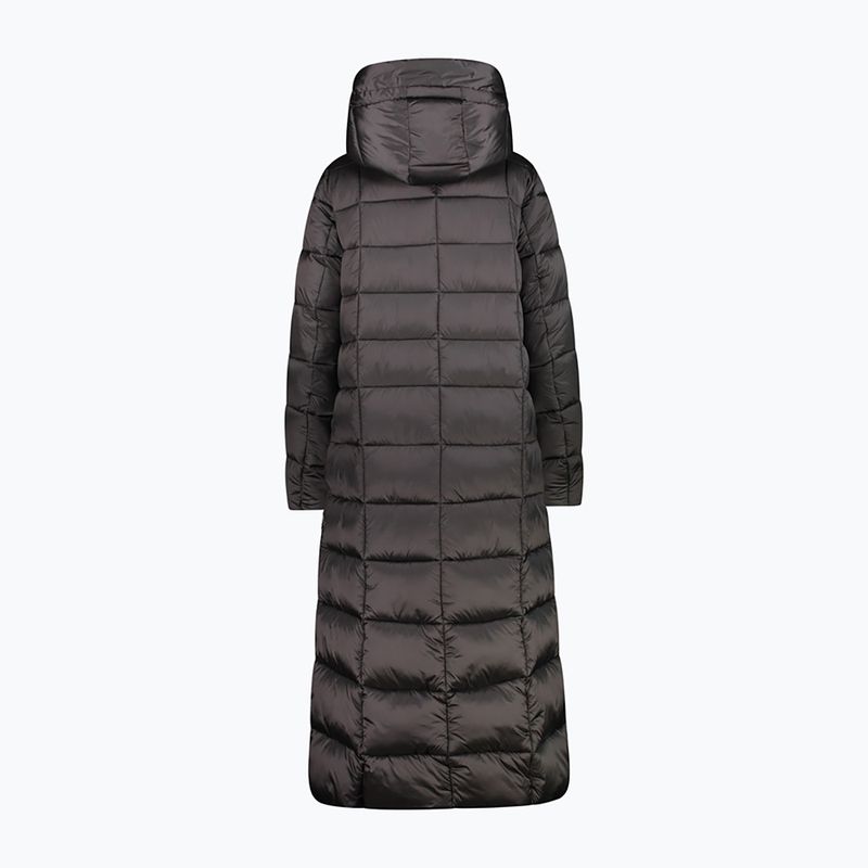 Пуховик жіночий CMP Coat Fix Hood сірий 32K3136 3