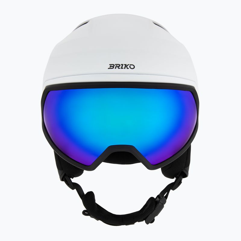 Шолом гірськолижний Briko Stormrider matt white/black 2