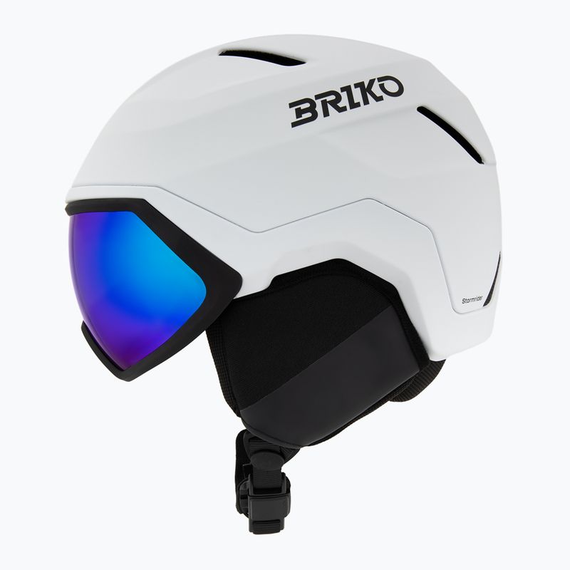 Шолом гірськолижний Briko Stormrider matt white/black 3
