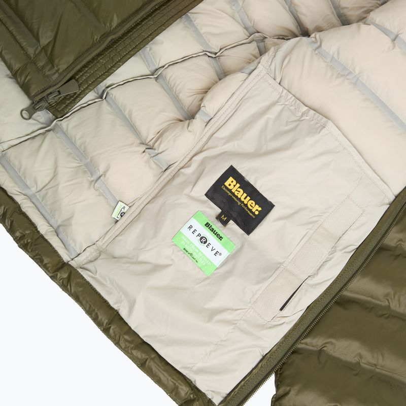 Куртка чоловіча Blauer USA Charles dark olive inside mist grey 7