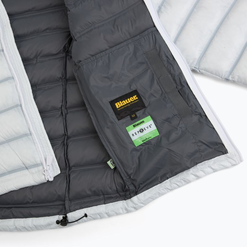 Куртка чоловіча Blauer USA Charles optical white inside rock grey 7
