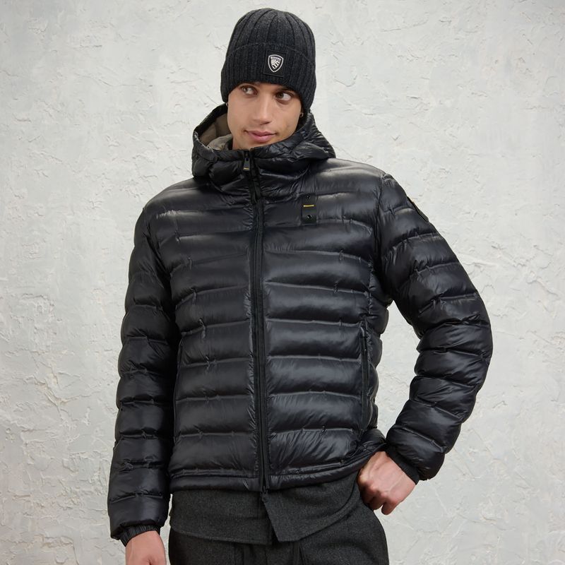 Куртка чоловіча Blauer USA Charles black inside mist grey 2