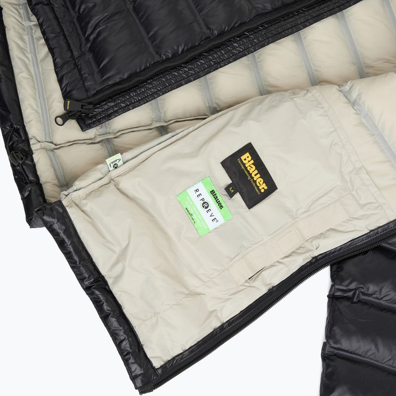 Куртка чоловіча Blauer USA Sewall black inside mist grey 7