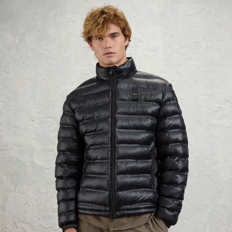 Куртка чоловіча Blauer USA Sewall black inside mist grey 2