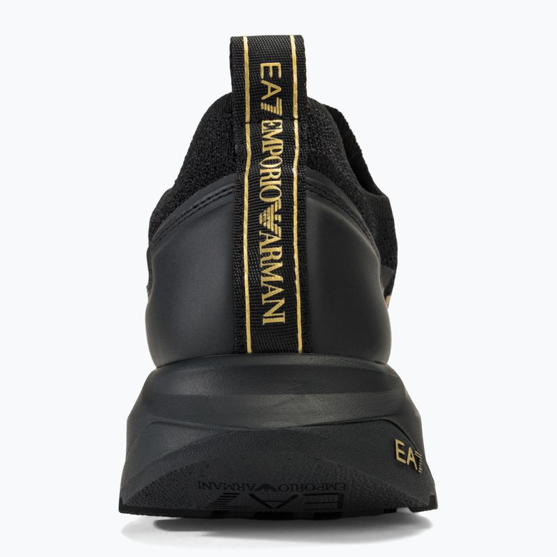 Кросівки EA7 Emporio Armani Black & White Altura Knit triple black/gold 6