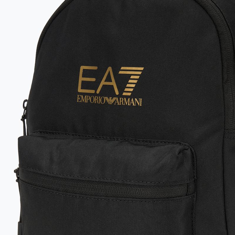 Рюкзак міський дитячий EA7 Emporio Armani Train Core 6 л black / gold logo 5