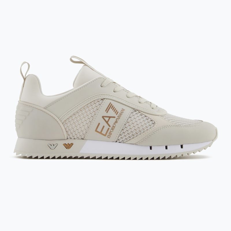 Кросівки EA7 Emporio Armani Black & White Laces silver birch/gold