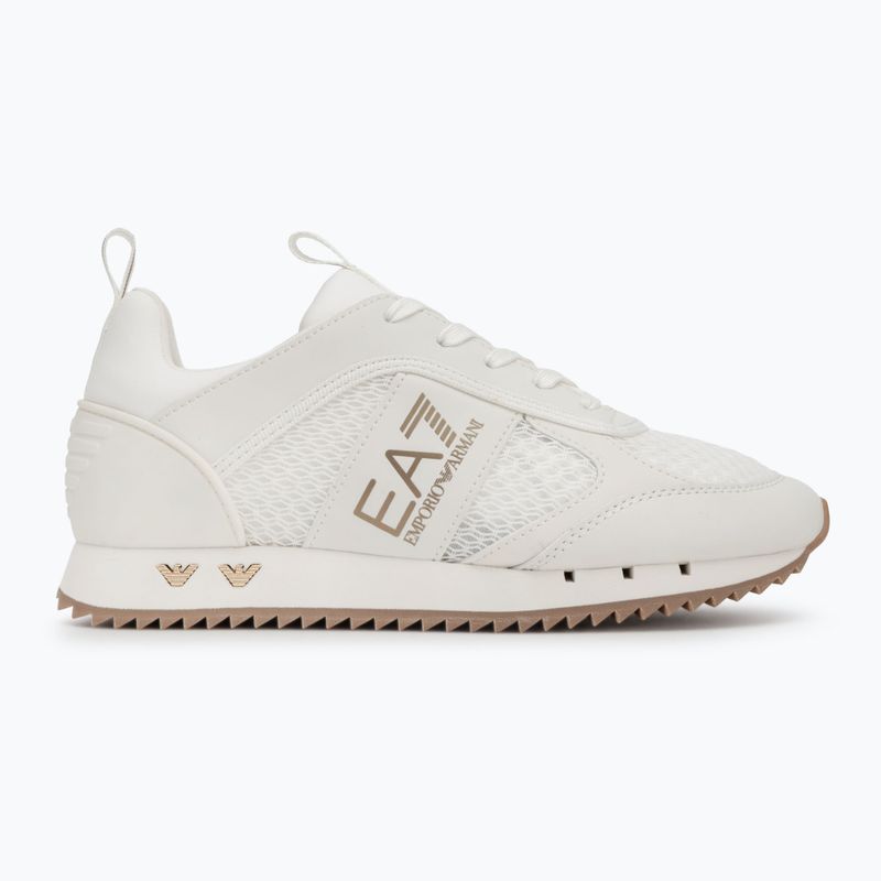 Кросівки EA7 Emporio Armani Black & White Laces triple off wht/gold 2