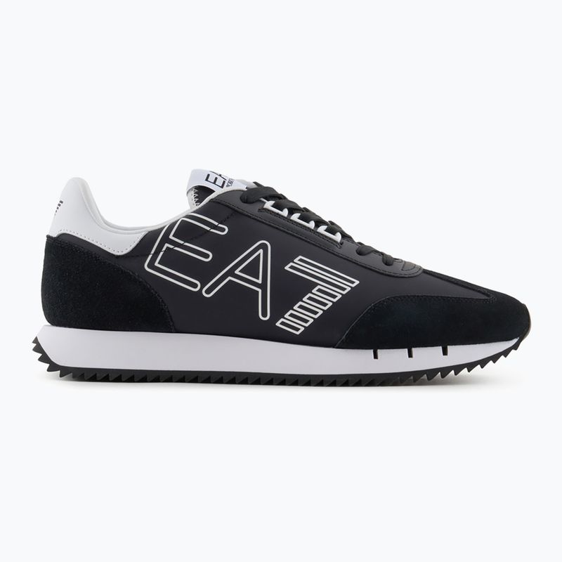 Кросівки EA7 Emporio Armani Black & White Vintage blk/white/blk eagle 8