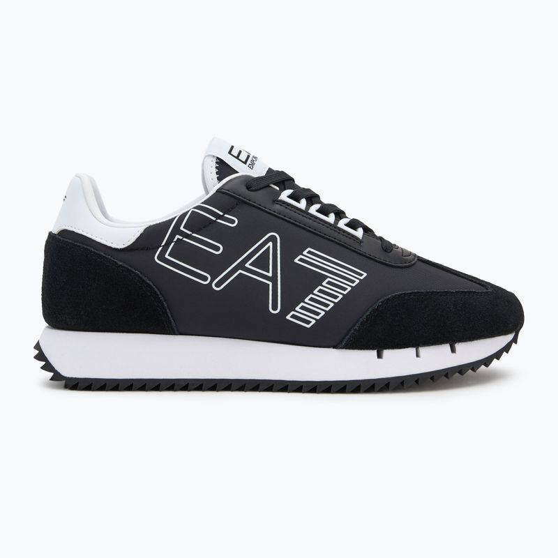 Кросівки EA7 Emporio Armani Black & White Vintage blk/white/blk eagle 2