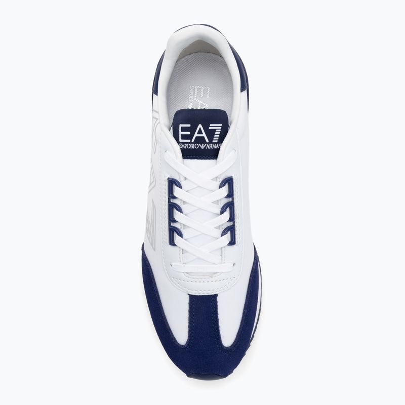 Кросівки EA7 Emporio Armani Black & White Vintage white/medieval blu 5