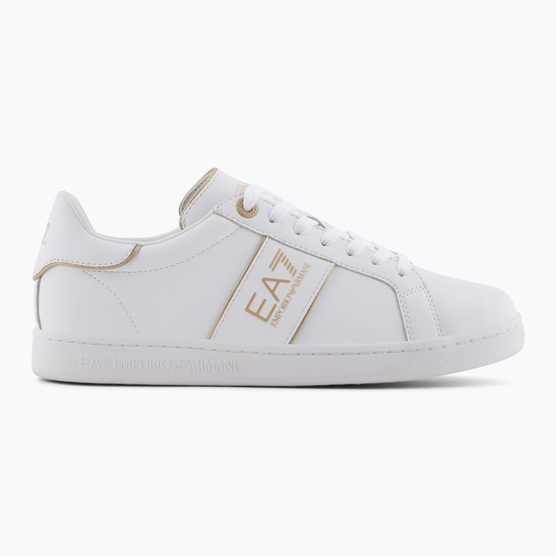 Кросівки EA7 Emporio Armani Classic Logo full wht/gold detail