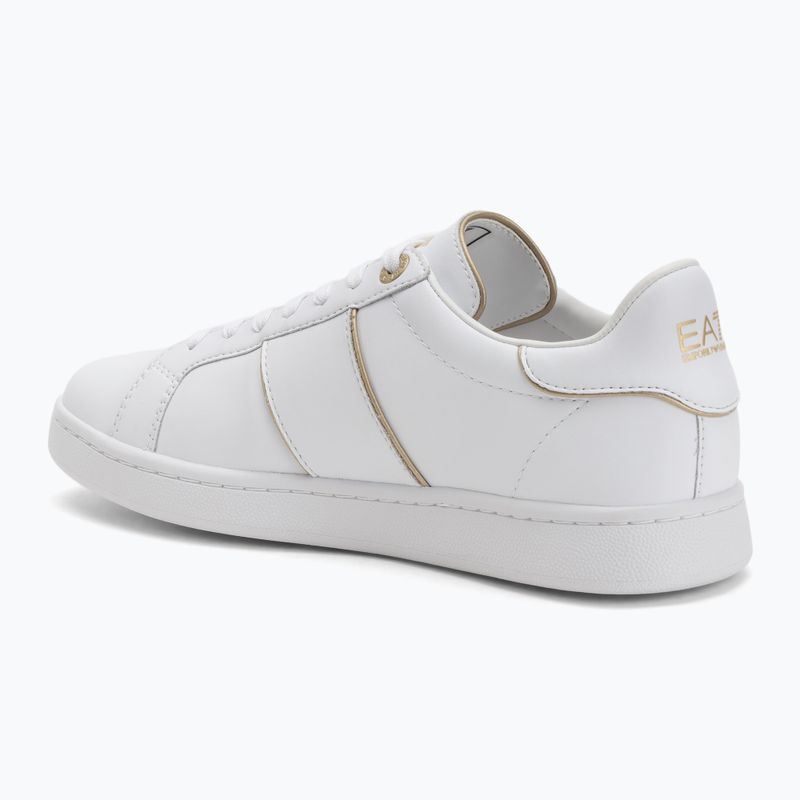 Кросівки EA7 Emporio Armani Classic Logo full wht/gold detail 3