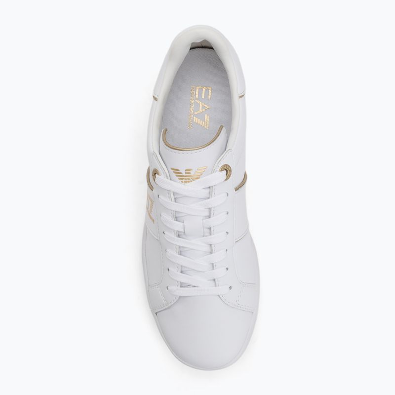Кросівки EA7 Emporio Armani Classic Logo full wht/gold detail 5