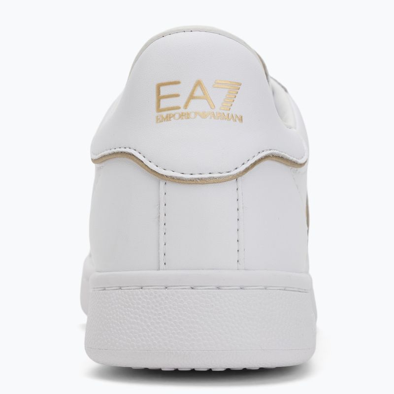 Кросівки EA7 Emporio Armani Classic Logo full wht/gold detail 6