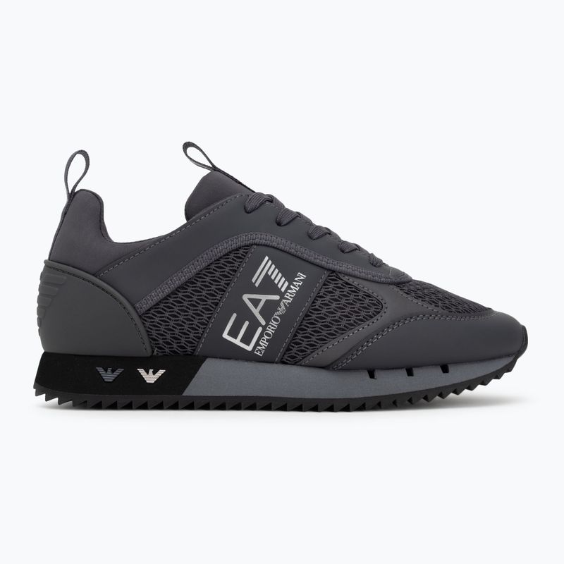 Кросівки EA7 Emporio Armani Black & White Laces asphalt grey/silv.g7 2