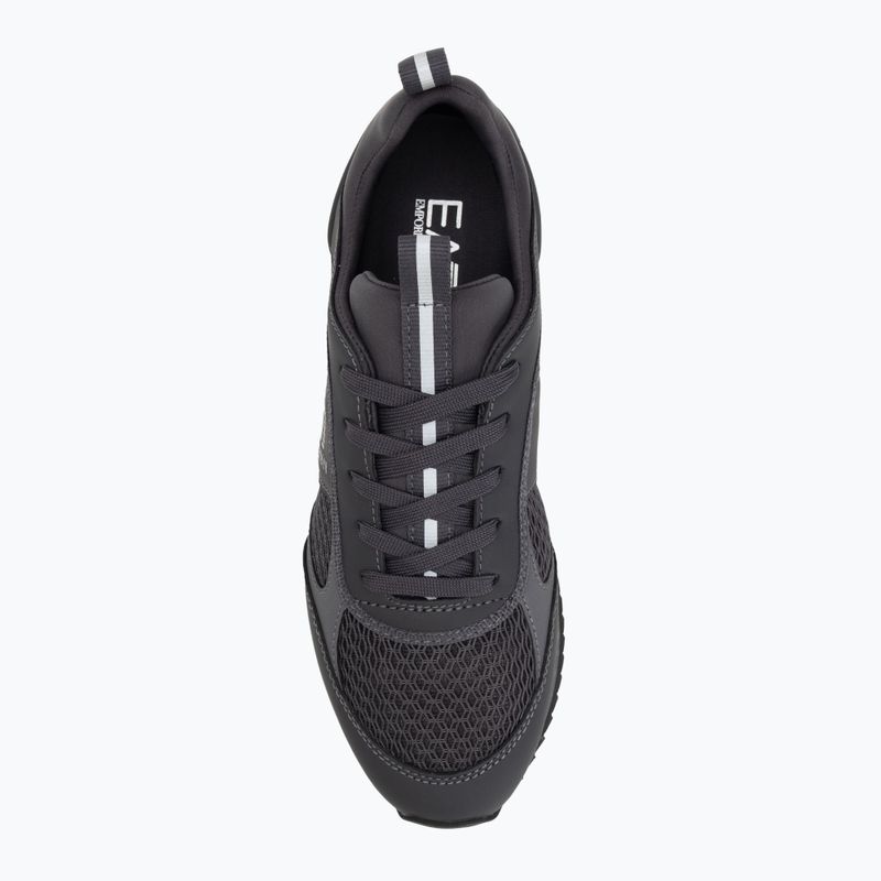 Кросівки EA7 Emporio Armani Black & White Laces asphalt grey/silv.g7 5