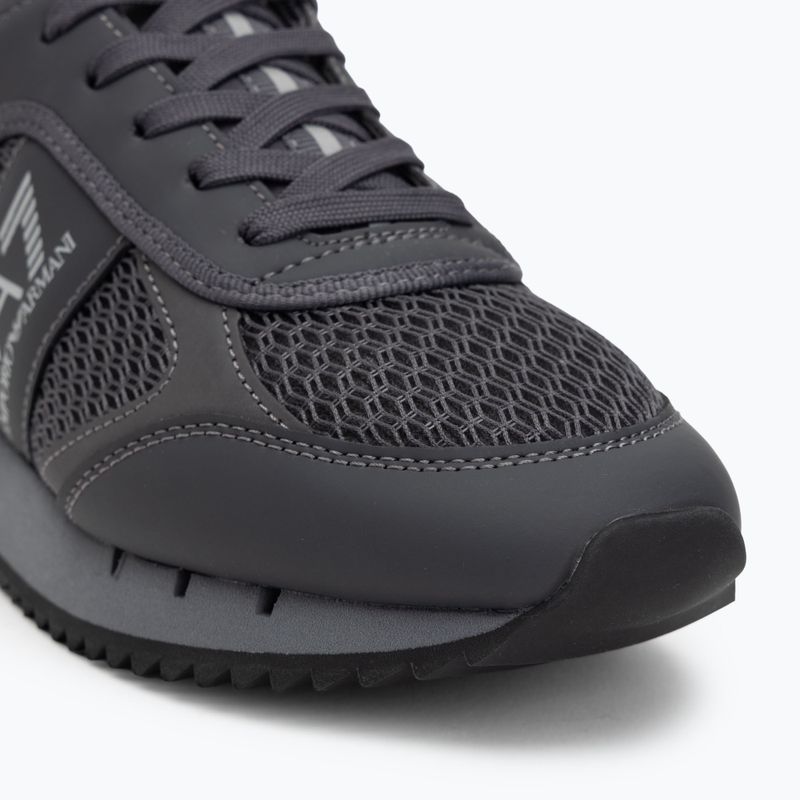 Кросівки EA7 Emporio Armani Black & White Laces asphalt grey/silv.g7 7