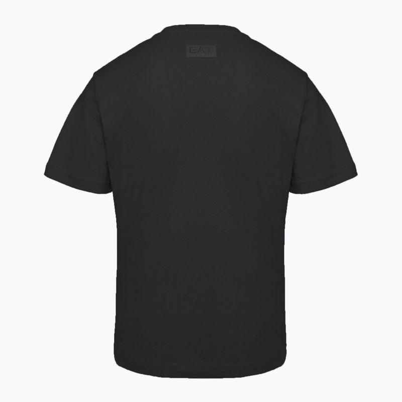 Чоловіча футболка EA7 Emporio Armani Logo Series чорна 2