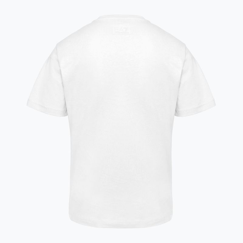 Чоловіча футболка EA7 Emporio Armani Logo Series біла 2