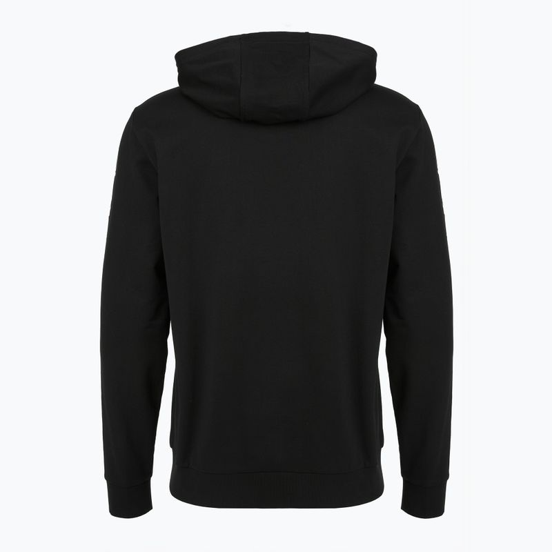 Кофта чоловіча Emporio Armani EA7 Train Logo Series Extended Logo Hoodie black / gold 2