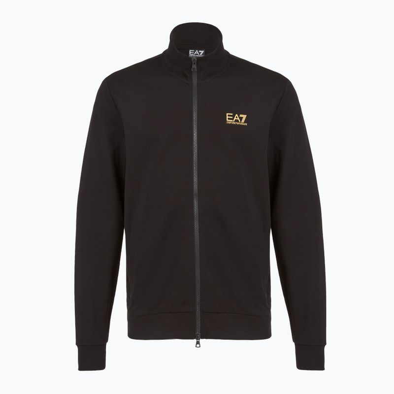 Спортивний костюм чоловічий EA7 Emporio Armani Train Core Identity Tracksuit FZ black/gold 3