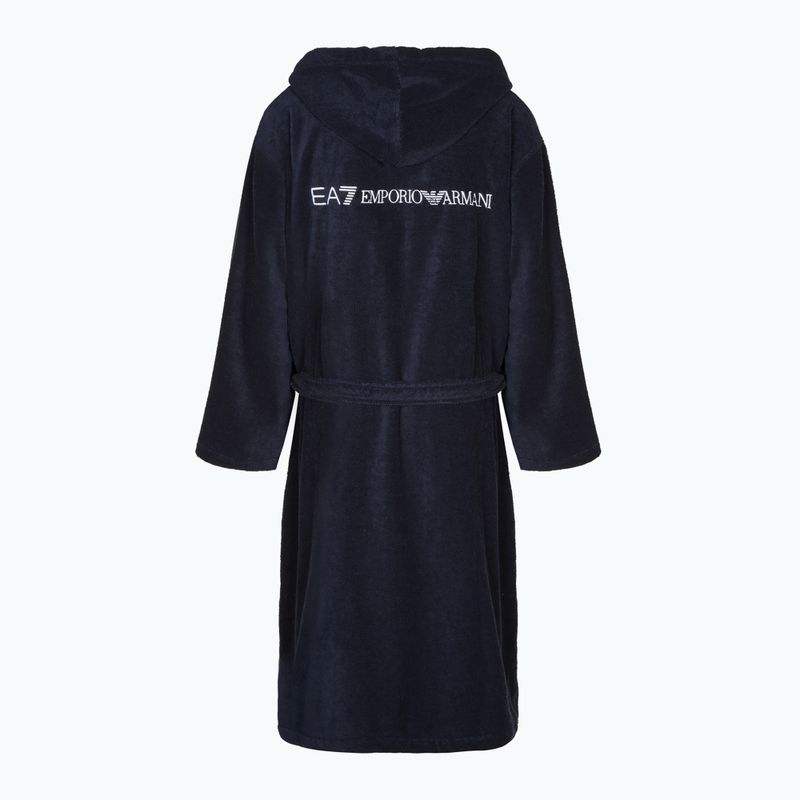 Чоловічий халат EA7 Emporio Armani Core Armani синій 2