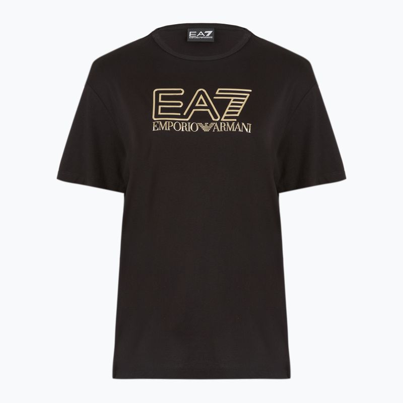 Жіноча футболка EA7 Emporio Armani Train Visibility чорна/золота
