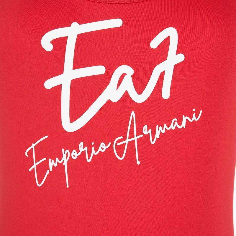 Купальник суцільний жіночий EA7 Emporio Armani Maxi Logo One Piece racing red 3