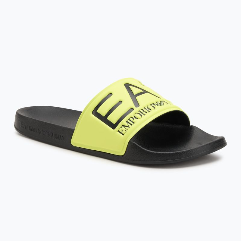 Шльопанці EA7 Emporio Armani Water Sports Visibility yellow flueo / black