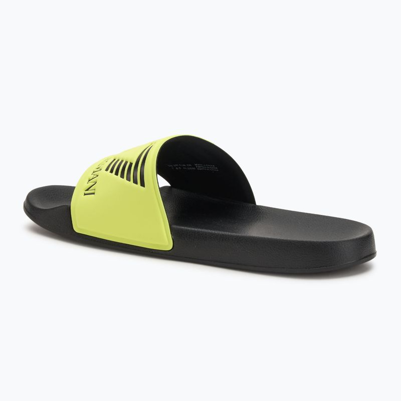 Шльопанці EA7 Emporio Armani Water Sports Visibility yellow flueo / black 3