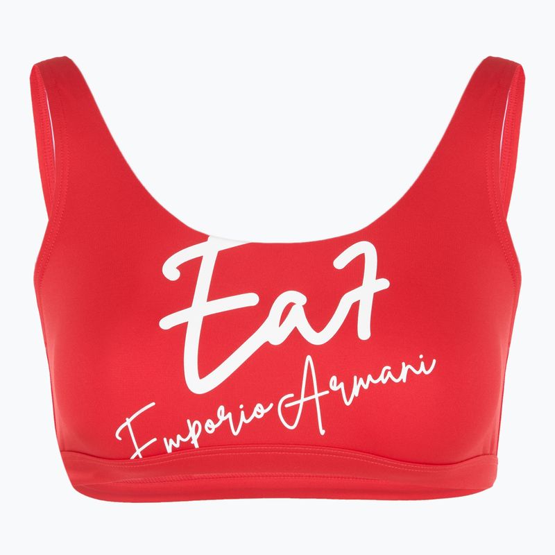 Купальник роздільний жіночий EA7 Emporio Armani Maxi Logo Bikini Top racing red 3