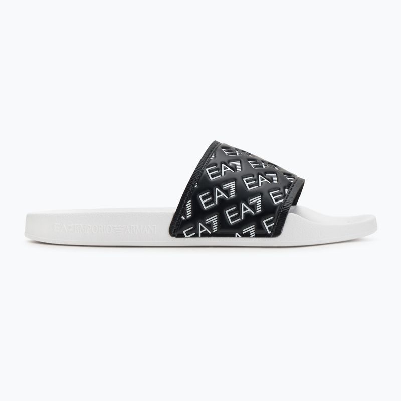 Шльопанці EA7 Emporio Armani Water Sports All Over black / white 2