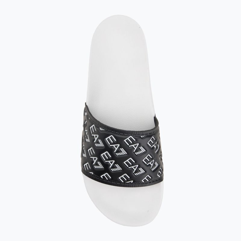 Шльопанці EA7 Emporio Armani Water Sports All Over black / white 5