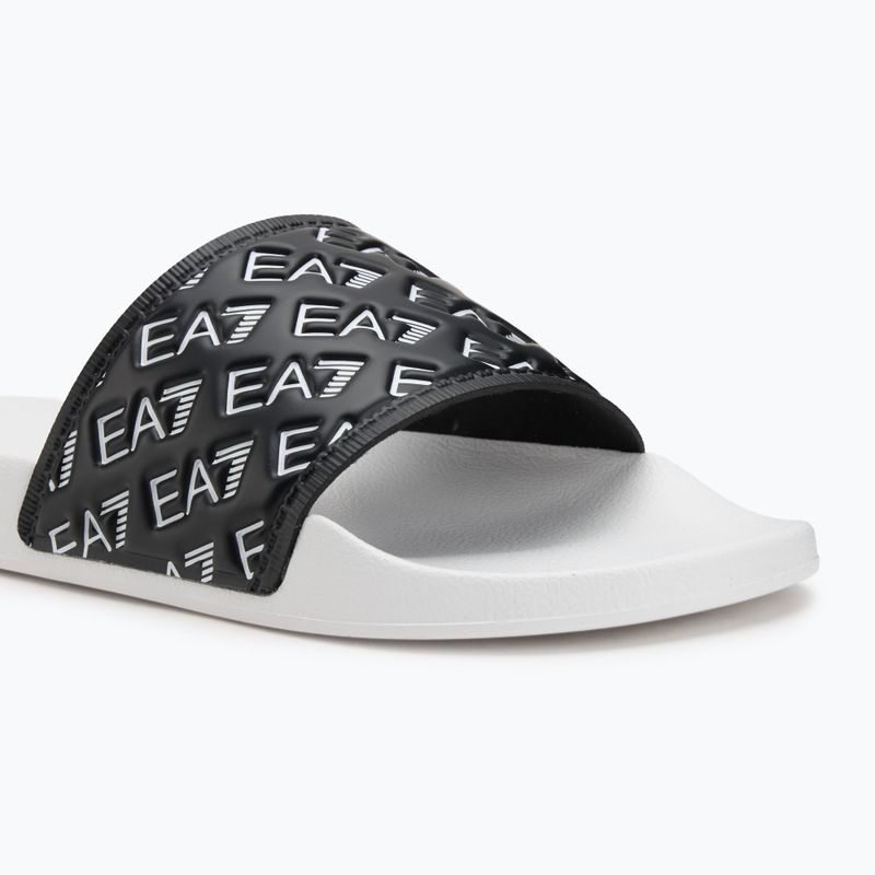 Шльопанці EA7 Emporio Armani Water Sports All Over black / white 7