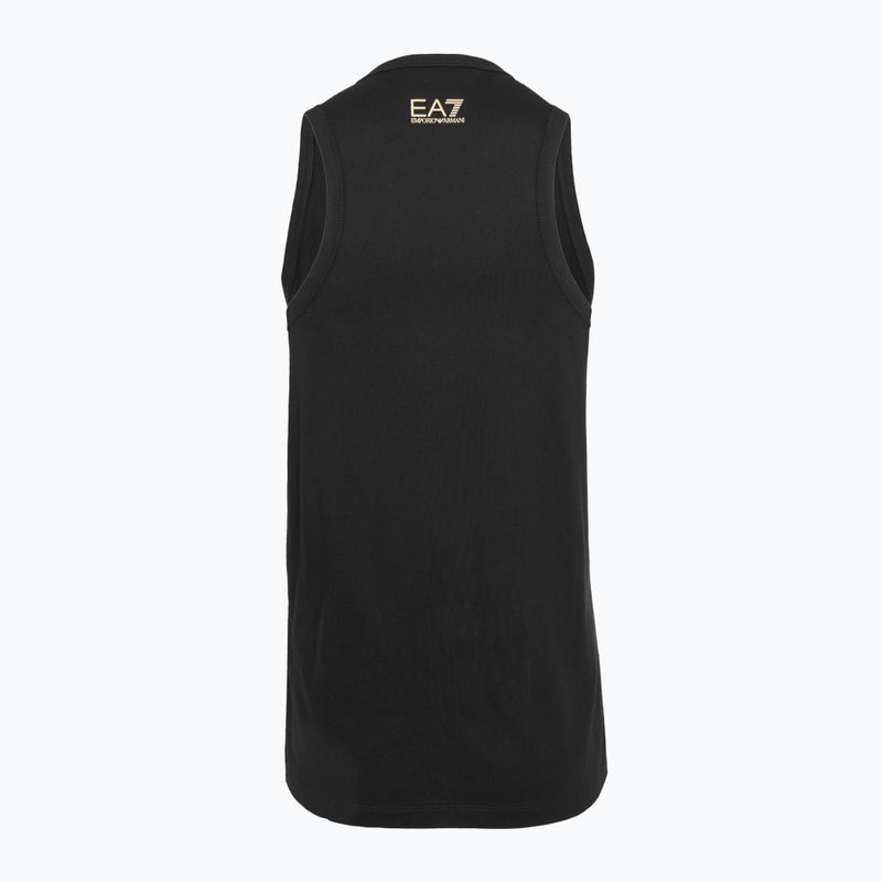 Жіночий танк EA7 Emporio Armani Train Visibility Tank чорний / золотий 2