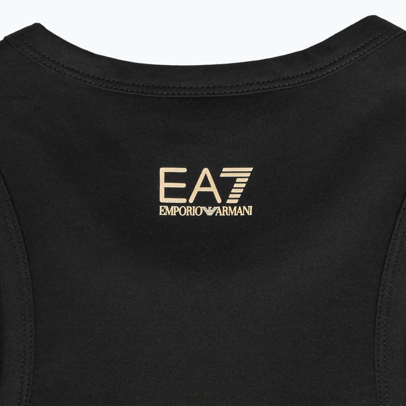 Жіночий танк EA7 Emporio Armani Train Visibility Tank чорний / золотий 3