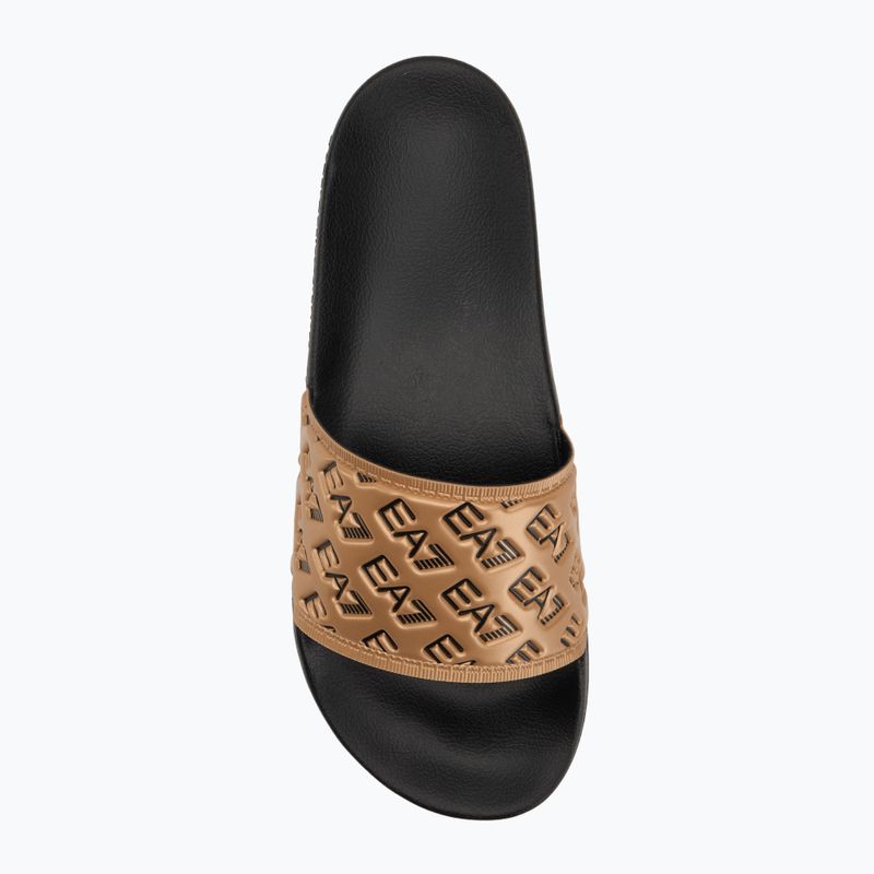 Шльопанці EA7 Emporio Armani Water Sports All Over black / gold 5