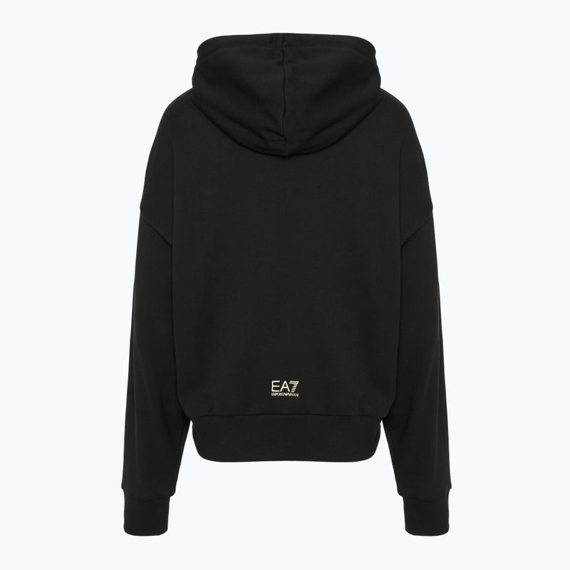 Спортивний костюм жіночий EA7 Emporio Armani Train Visibility Tracksuit HO CH FZ black/gold 4