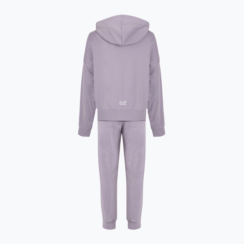 Спортивний костюм жіночий EA7 Emporio Armani Train Visibility Tracksuit HO CH FZ lavender grey 2