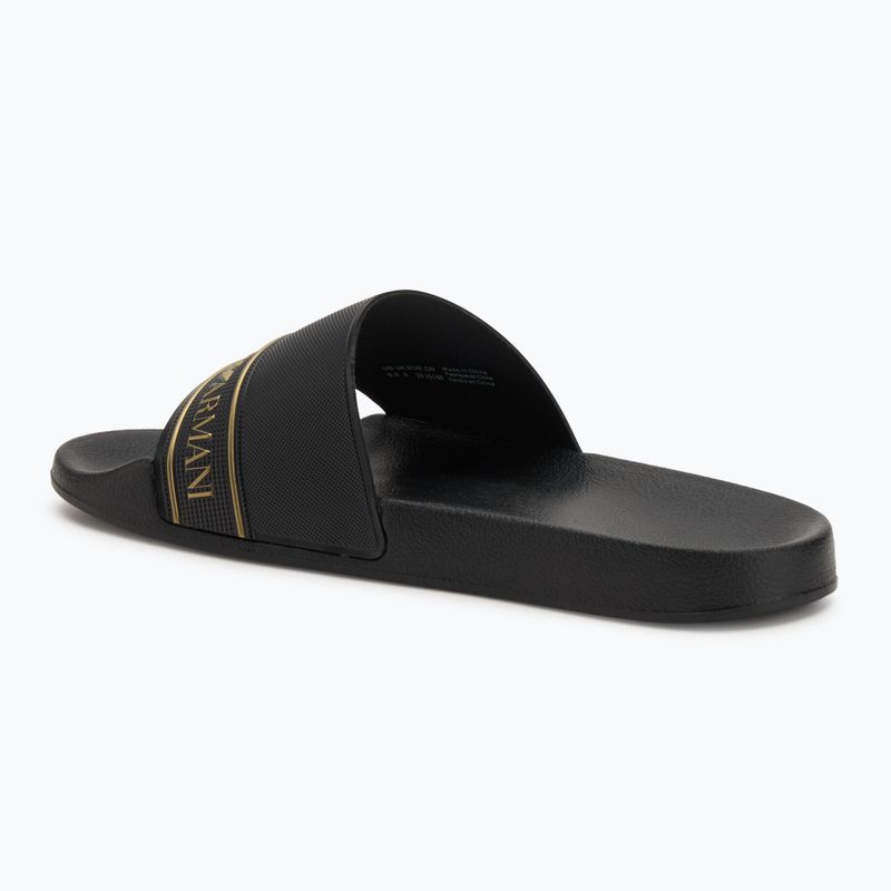 Шльопанці EA7 Emporio ArmaniWater Sports Tape full black / gold 3